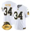 Mens Chicago Bears Throwback Gold Vapor Limited Jersey Walter Payton Jersey White Gold