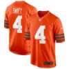 Mens Chicago Bears Throwback Game Jersey D’andre Swift Jersey Orange