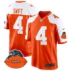 Mens Chicago Bears Throwback Game Jersey D’andre Swift Jersey Orange Alternate