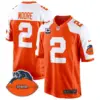 Mens Chicago Bears Throwback Game Jersey DJ More Jersey Orange Alternate