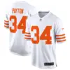 Mens Chicago Bears Throwback Game Jersey Walter Payton Jersey White