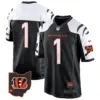 Mens Cincinnati Bengals 2024 Game Jersey #1 Team Jersey Black Alternate