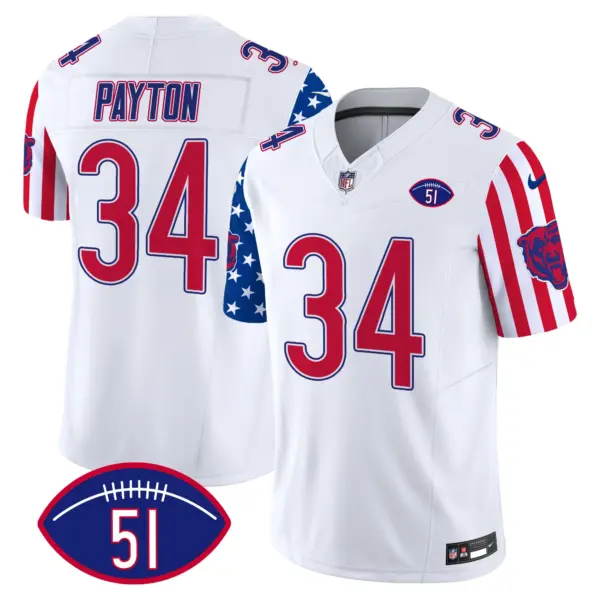 Mens Chicago Bears American Style Vapor Limited Jersey Walter Payton Jersey White