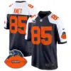 Mens Chicago Bears Throwback Game Jersey Cole Kmet Jersey Navy Alternate