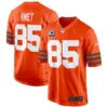 Mens Chicago Bears Throwback Game Jersey Cole Kmet Jersey Orange