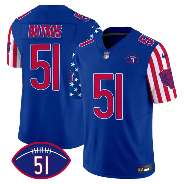 Mens Chicago Bears American Style Vapor Limited Jersey Dick Butkus Jersey Royal