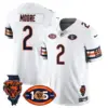 Mens Chicago Bears 1920 2025 The Chicago Bears Vapor Limited Jersey DJ Moore Jersey White