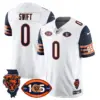 Mens Chicago Bears 1920 2025 The Chicago Bears Vapor Limited Jersey D’andre Swift Jersey Navy Sleeves
