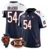 Mens Chicago Bears 1920 2025 The Chicago Bears Vapor Limited Jersey Brain Urlacher Jersey Navy Alternate