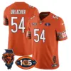 Mens Chicago Bears 1920 2025 The Chicago Bears Vapor Limited Jersey Brain Urlacher Jersey Orange