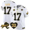 Mens Buffalo Bills OJ Simpson Patch Gold Vapor Limited Jersey Josh Allen Jersey White Gold