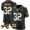 Mens Buffalo Bills OJ Simpson Patch Gold Vapor Limited Jersey OJ Simpson Jersey Black Limited