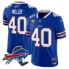 Mens Buffalo Bills New York Patch Vapor Limited Jersey V3 Von Miller Jersey Royal