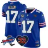 Mens Buffalo Bills OJ Simpson Patch Gold Trim Vapor Limited Jersey Josh Allen Jersey Royal