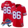 Mens Buffalo Bills New York Patch Vapor Limited Jersey V3 Dalton Kincaid Jersey Red