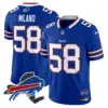 Mens Buffalo Bills New York Patch Vapor Limited Jersey V3 Matt Milano Jersey Royal