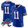 Mens Buffalo Bills New York Patch Vapor Limited Jersey V3 Mitchell Trubisky Jersey Royal
