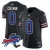 Mens Buffalo Bills New York Patch Vapor Limited Jersey V3 Keon Coleman Jersey Black