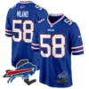 Mens Buffalo Bills New York Patch Game Jersey Matt Milano Jersey Royal