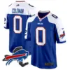 Mens Buffalo Bills New York Patch Game Jersey Keon Coleman Jersey Royal Alternate