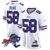 Mens Buffalo Bills New York Patch Game Jersey Matt Milano Jersey White