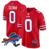 Mens Buffalo Bills New York Patch Game Jersey Keon Coleman Jersey Red