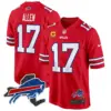 Mens Buffalo Bills New York Patch Game Jersey Josh Allen Jersey Red