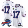 Mens Buffalo Bills New York Patch Game Jersey Josh Allen Jersey White