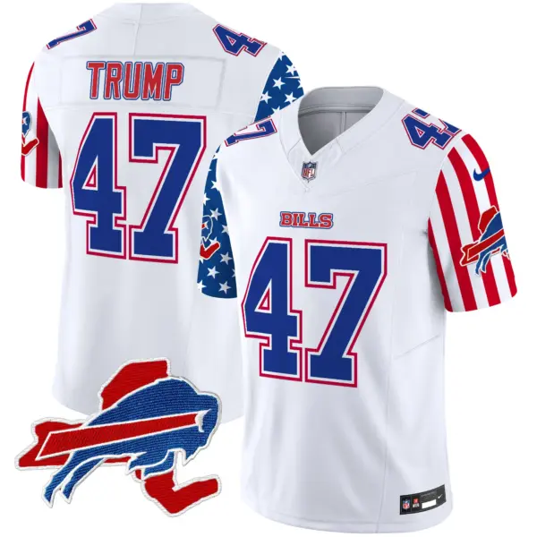 Mens Buffalo Bills American Style Vapor Limited Jersey Donald Trump Jersey White
