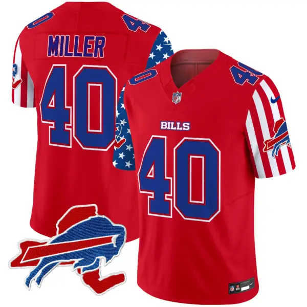 Mens Buffalo Bills American Style Vapor Limited Jersey Von Miller Jersey Red