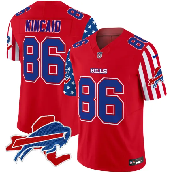 Mens Buffalo Bills American Style Vapor Limited Jersey Dalton Kincaid Jersey Red