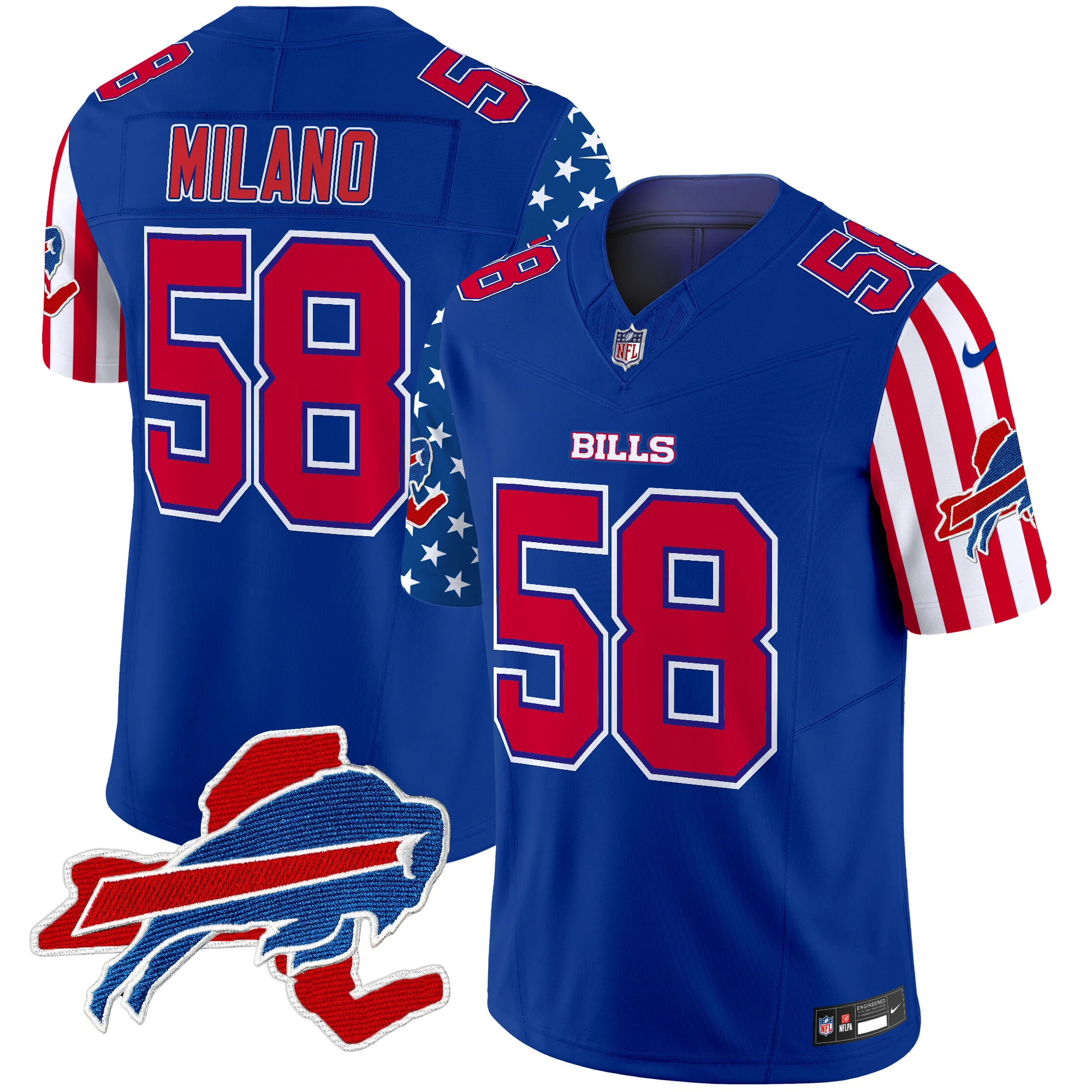 Mens Buffalo Bills American Style Vapor Limited Jersey Matt Milano Jersey Royal