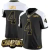 Mens Buffalo Bills 2023 AFC East Champions Patch Gold Vapor Jersey James Cook Jersey Alternate