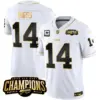 Mens Buffalo Bills 2023 AFC East Champions Patch Gold Vapor Jersey Stefon Diggs Jersey White Gold