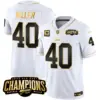 Mens Buffalo Bills 2023 AFC East Champions Patch Gold Vapor Jersey Von Miller Jersey White Gold
