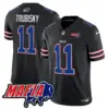 Mens Buffalo Bills 2024 Buffalo Bills Mafia Patch Vapor Limited Jersey Mitchell Trubisky Jersey Black