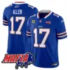 Mens Buffalo Bills 2024 Buffalo Bills Mafia Patch Vapor Limited Jersey Josh Allen Jersey Royal