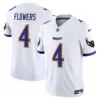 Mens Baltimore Ravens Special Vapor Limited Jersey V2 Zay Flowers Jersey White