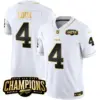 Mens Buffalo Bills 2023 AFC East Champions Patch Gold Vapor Jersey James Cook Jersey White Gold