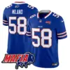 Mens Buffalo Bills 2024 Buffalo Bills Mafia Patch Vapor Limited Jersey Matt Milano Jersey Royal