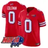 Mens Buffalo Bills 2024 Buffalo Bills Mafia Patch Vapor Limited Jersey Keon Coleman Jersey Red