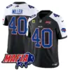 Mens Buffalo Bills 2024 Buffalo Bills Mafia Patch Vapor Limited Jersey Von Miller Jersey Black Alternate