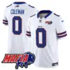 Mens Buffalo Bills 2024 Buffalo Bills Mafia Patch Vapor Limited Jersey Keon Coleman Jersey White