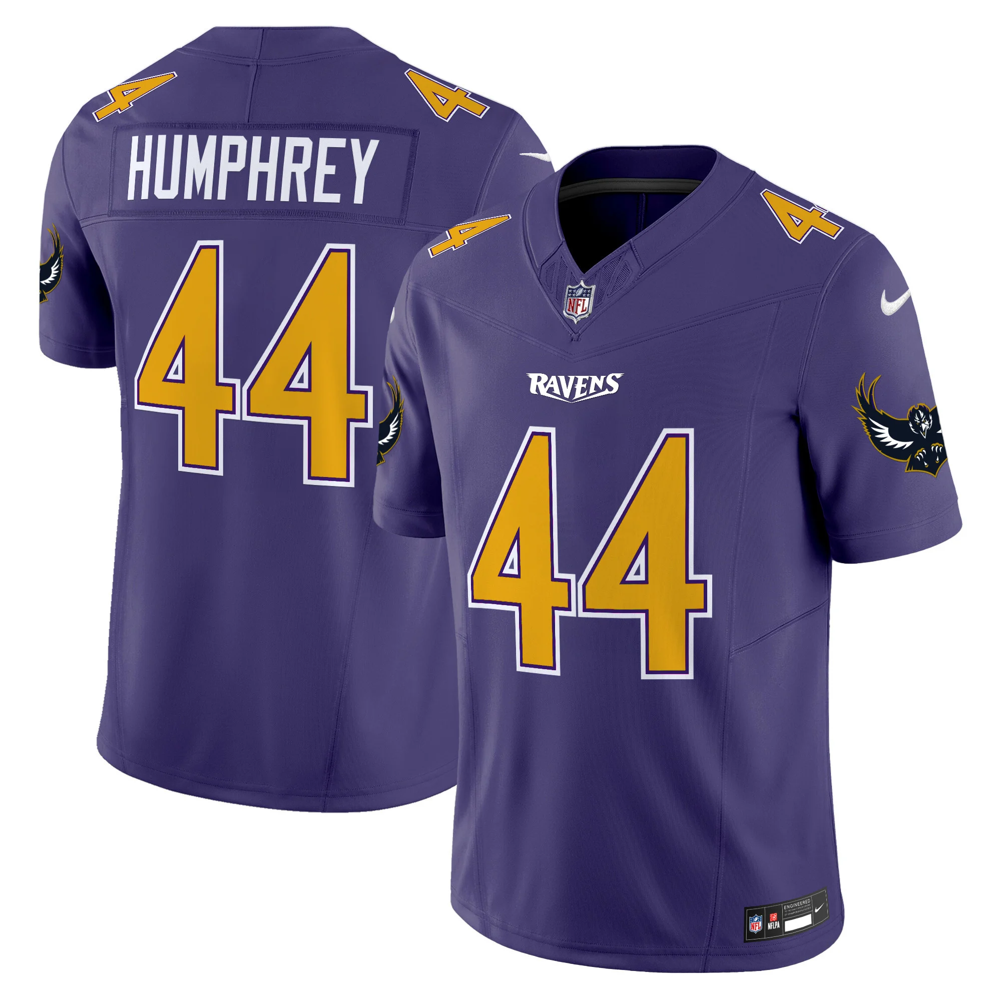 Mens Baltimore Ravens Special Vapor Limited Jersey V2 Marlon Humphrey Jersey Purple