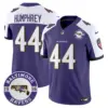 Mens Baltimore Ravens Maryland Patch Vapor Limited Jersey Est 1996 Patch Marlon Humphrey Jersey Purple Alternate