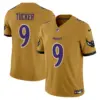 Mens Baltimore Ravens Special Vapor Limited Jersey V2 Justin Tucker Jersey Gold