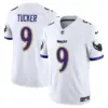 Mens Baltimore Ravens Special Vapor Limited Jersey V2 Justin Tucker Jersey White