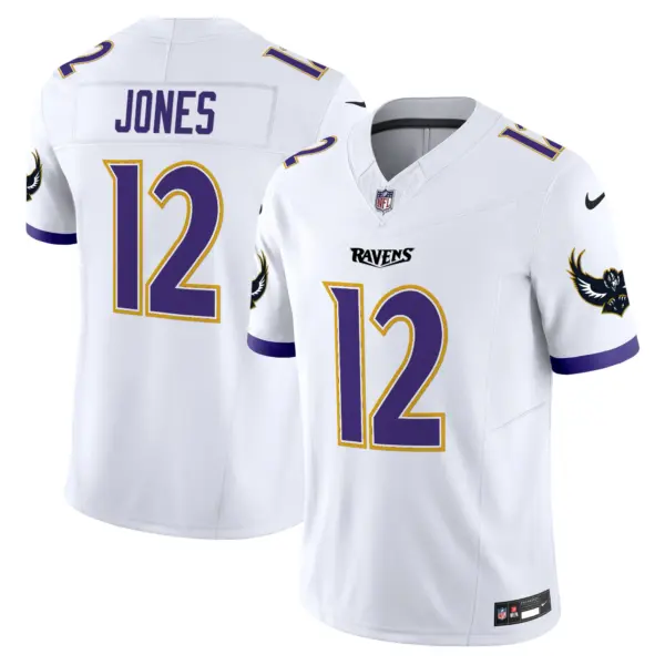 Mens Baltimore Ravens Special Vapor Limited Jersey V2 Jacoby Jones Jersey White
