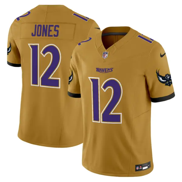 Mens Baltimore Ravens Special Vapor Limited Jersey V2 Jacoby Jones Jersey Gold