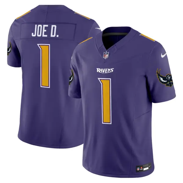 Mens Baltimore Ravens Special Vapor Limited Jersey V2 Joe D Jersey Purple